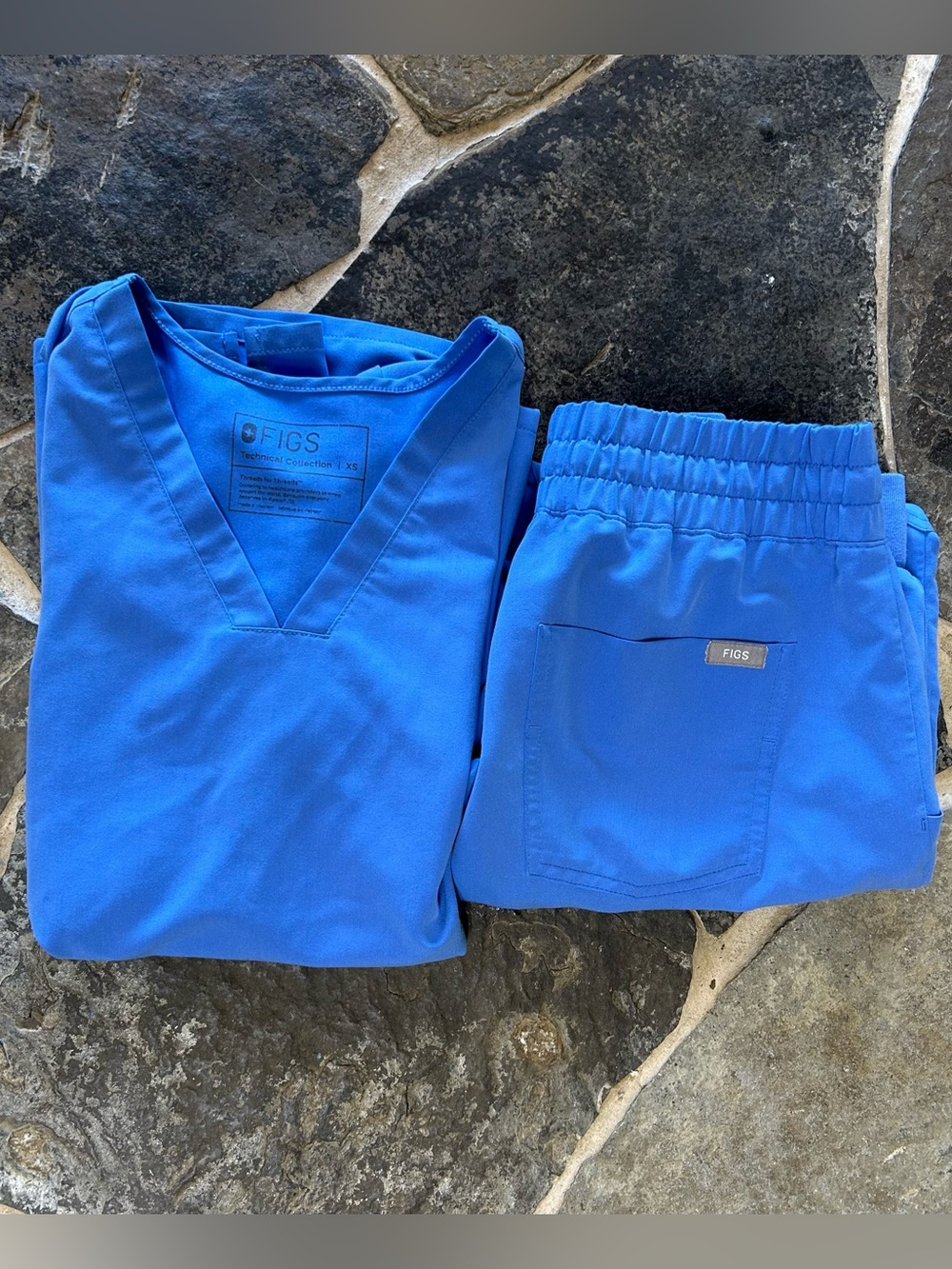 Figs scrub set Ceil Blue xs petite